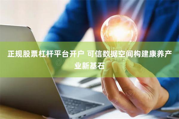 正规股票杠杆平台开户 可信数据空间构建康养产业新基石